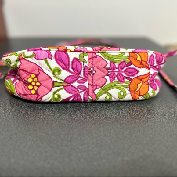 Vera Bradley Multicolor Pink Floral Crossbody Purse - Picture 5 of 6